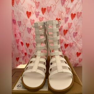 SHEIN White Gladiator Sandals